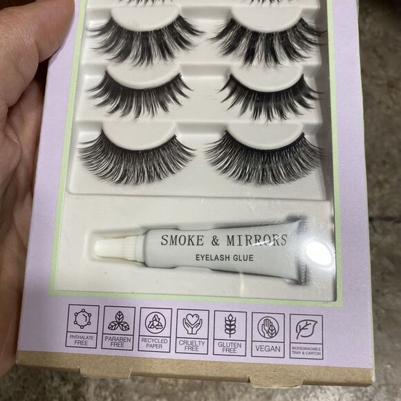 Smoke & Mirrors Planet Positive 6 Pairs Of Eyelashes With Glue Beauty Cosmetic - Picture 4 of 5
